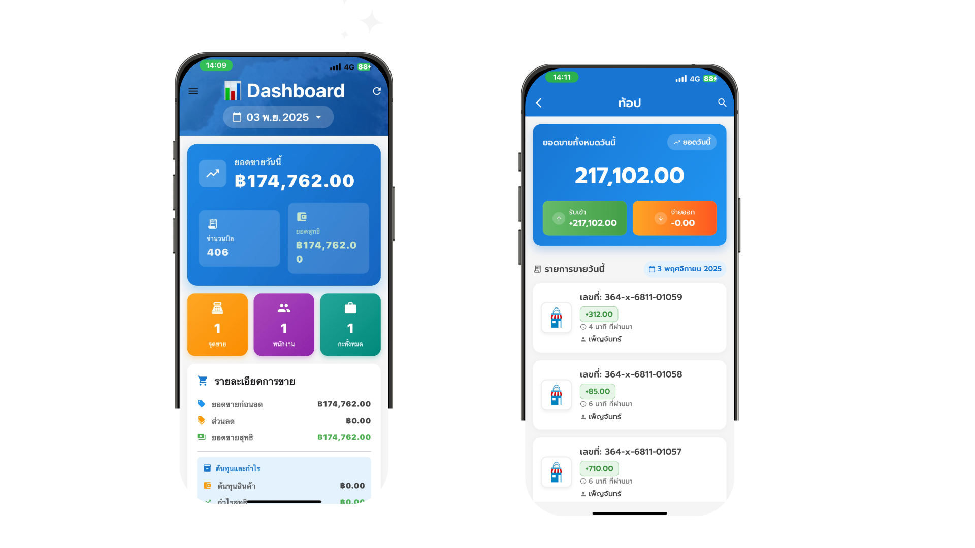 ClassyPOS App Dashboard